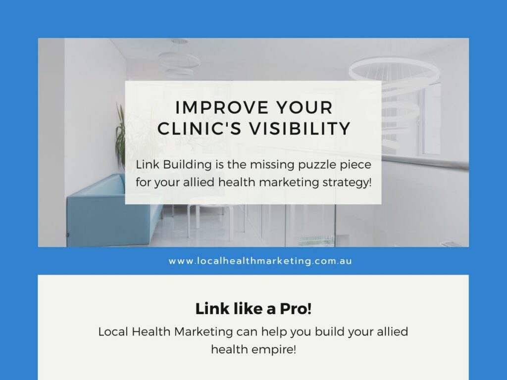 Link Building for Allied Health Marketing: The Beginner's Guide