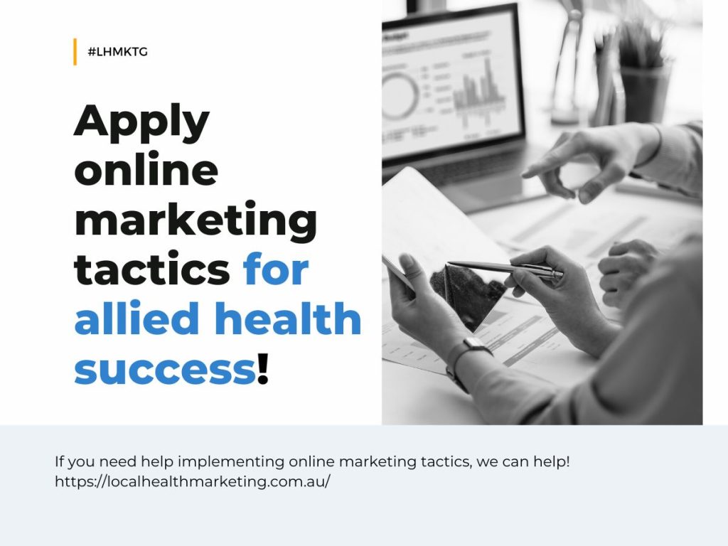 Allied Health Clinic Online Marketing Tactics for Better Results | Local Health Marketing