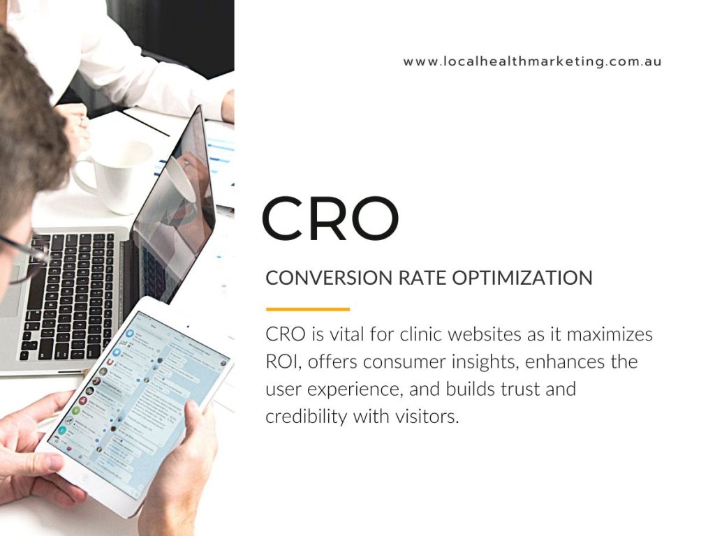 Conversion Rate Optimization for Clinic Websites | Local Health Marketing