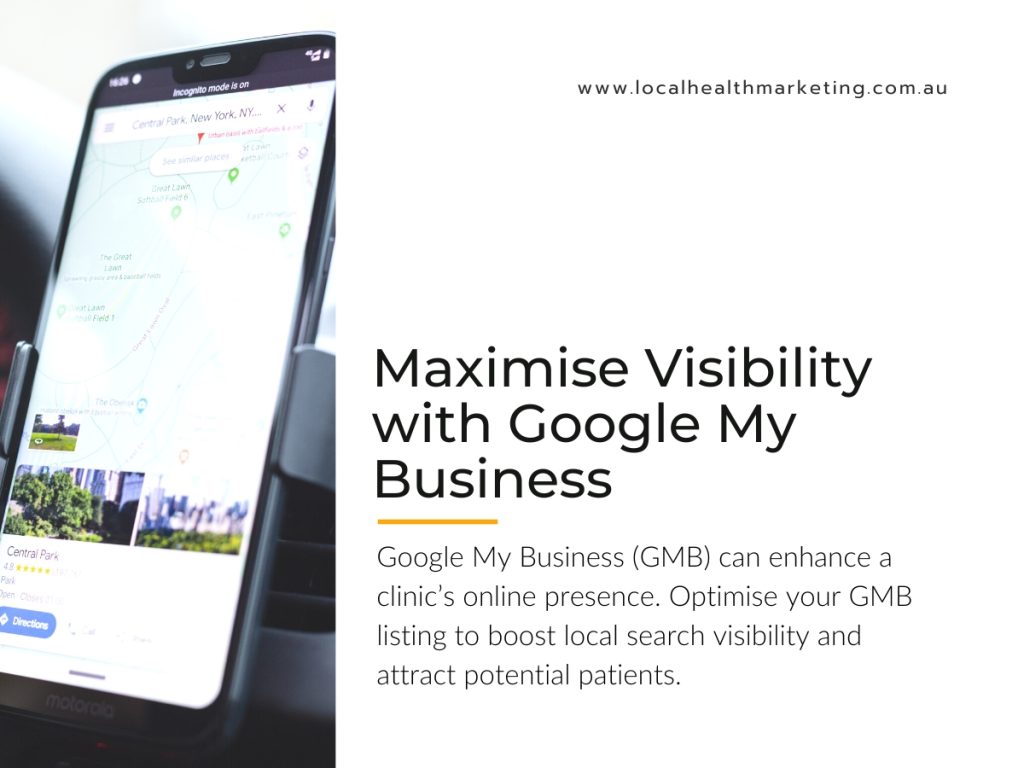 How Can Google My Places Optimization Improve Clinic Visibility | Local Health Marketing Australia